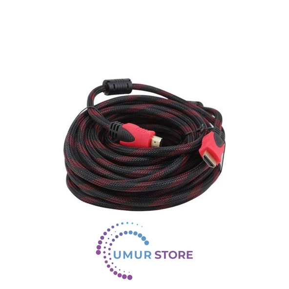 Hdmi Kablo 10 Metre Örgülü ürün görseli 1