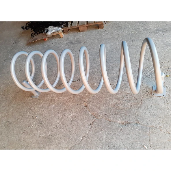 Bisiklet Parkı 10'lu Bisiklet Park Yeri Bisiklet Park Alanı Demiri İmalatı 10'lu 150x50x70 cm Gri - 1