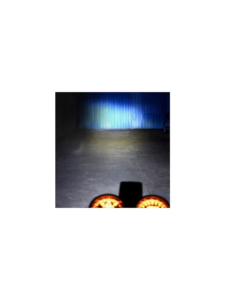 Motosiklet BA20D Dc 12-60 V 12 W 6500K Cob LED Uzun / Kısa Işık Far Ampul Beyaz (Bosch Tipi) - Resim 7