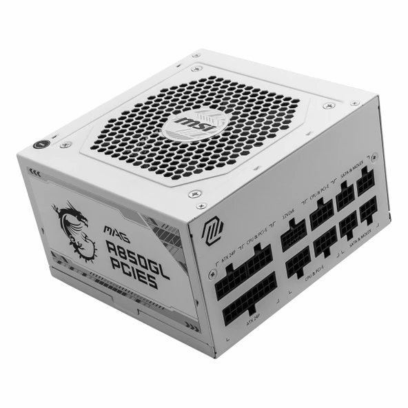 MSI MAG A850GL PCIE5 White 850W 80+ Altın Modüler Güç Kaynağı - Resim 5