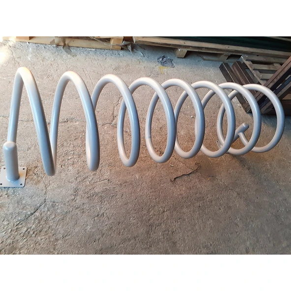 Bisiklet Parkı 10'lu Bisiklet Park Yeri Bisiklet Park Alanı Demiri İmalatı 10'lu 150x50x70 cm Gri - 5