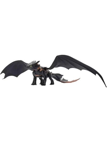 Ejderhanı Nasıl Eğitirsin Sesli ve Işıklı Ultimate Plazma Patlaması Dişsiz Aksiyon Figürü 38 cm - 1