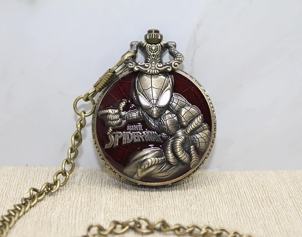 Spiderman Tasarımlı Köstekli Saat ürün görseli 1
