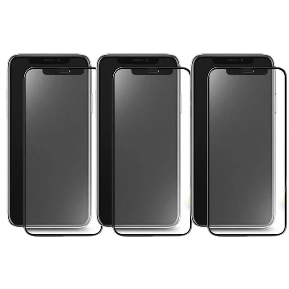 iPhone 11 Pro Max Uyumlu Tam Kaplayan Mat Seramik Esnek Ekran Koruyucu x3