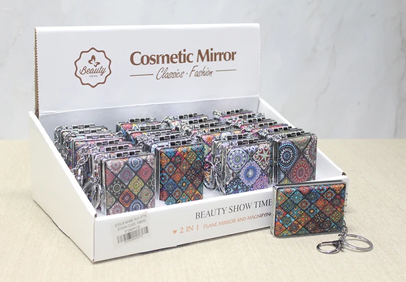 Taşlı El Aynası Anahtarlık Model 9 ürün görseli 1