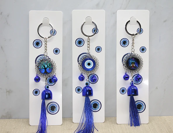 Metal Nazar Boncuğu Anahtarlık ürün görseli 1