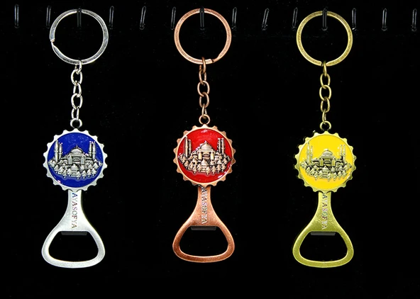 Metal Ayasofya Anahtarlık Ve Açacak Model 2 - 1