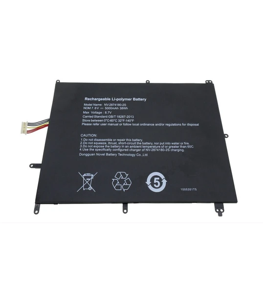 2874180-2S, NV-2874180-2S, VL-2874180-2S Notebook Bataryası, Laptop Pili RCPL-003 (YENİLENMİŞ 2. EL ÜRÜN)