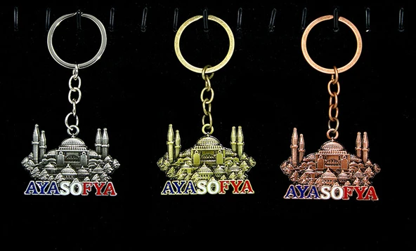 Metal Ayasofya Anahtarlık ürün görseli 1