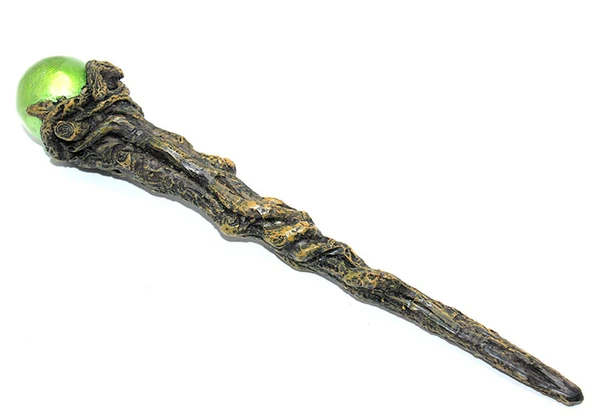 Polyester Sihirli Asa Model 1 Yeşil Detaylı ürün görseli 1