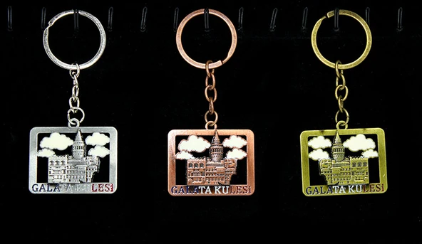 Metal Galata Kulesi Anahtarlık Model 1 ürün görseli 1