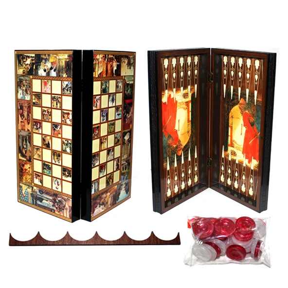 Özel Tasarlanmış Kaplumbağa Terbiyecisi Tavla ürün görseli 1