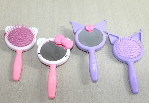 Kuromi, Hello Kitty Karışık Aynalı Tarak ürün görseli 1