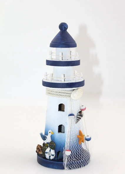 Ahşap Marin Deniz Feneri Model 4 ürün görseli 1