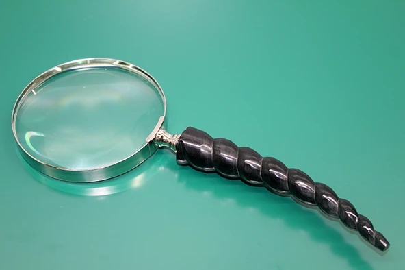 Boynuz Pirinç Büyüteç Model 3 ürün görseli 1