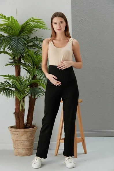 IŞŞIL 5009-İki İplik Pamuk Penye Hamile Eşofman Alt - 2