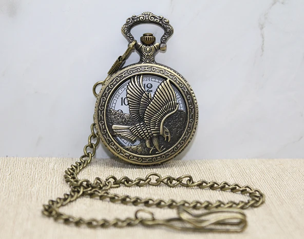 Kartal Tasarımlı Köstekli Saat ürün görseli 1