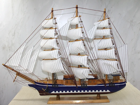 Ahşap Yelken Gemi Model 1 ürün görseli 1