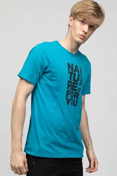 Panthzer Taylor Erkek Mavi Tişört - 3