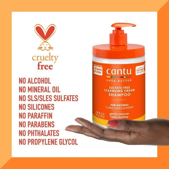 Cantu Büyük Boy Saç Bakım Seti- Şampuan+ Saç Kremi+ Bukle Belirginleştirici - Kıvırcık, Dalgalı Saçlar - Resim 6