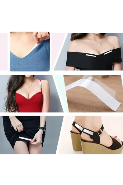 Çift Taraflı Vücut Kıyafet Sabitleme Bantı - Resim 4