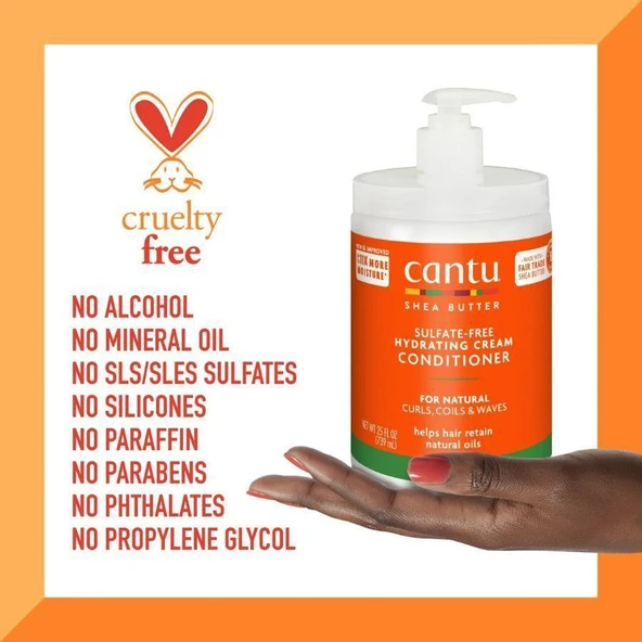 Cantu Büyük Boy Saç Bakım Seti- Şampuan+ Saç Kremi+ Bukle Belirginleştirici - Kıvırcık, Dalgalı Saçlar - Resim 7