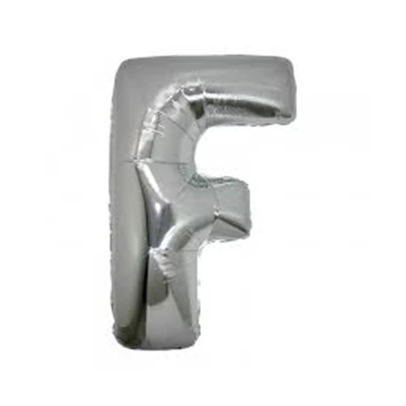 Gümüş Rengi Folyo Balon 1 Metre ürün görseli 1