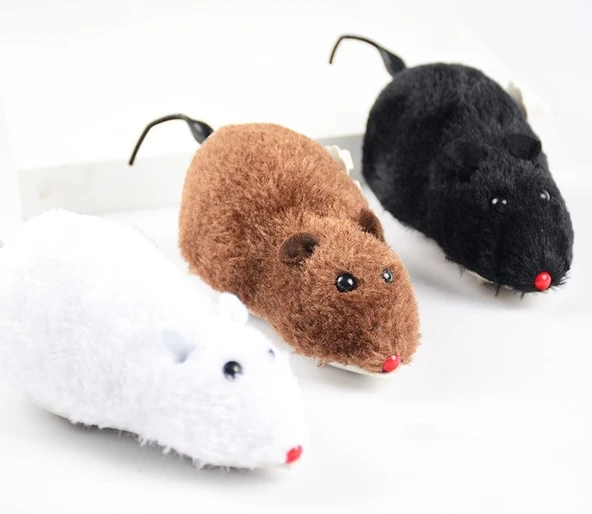 Kurmalı Fare Kedi Eğitim Oyuncağı - Resim 3