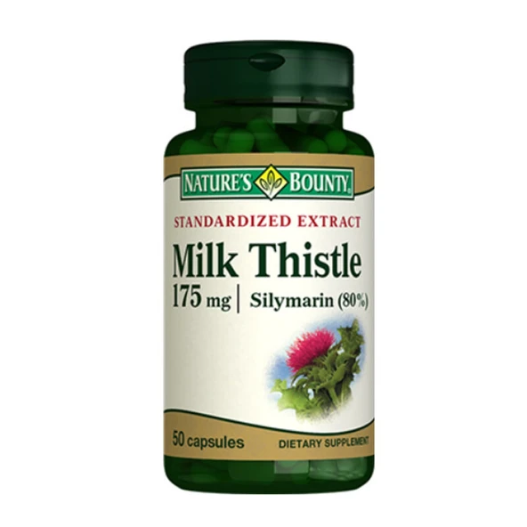 Natures Bounty Milk Thisle 175 mg Takviye Edici Gıda 50 Kapsül ürün görseli
