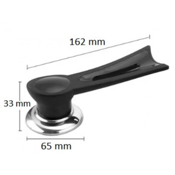 Dikey Tasarım Tencere Kapağı Kolu - Resim 3