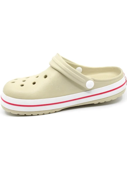 Akınalbella bella 195 Bej-Kırmızı Sabo Terlik - Resim 3