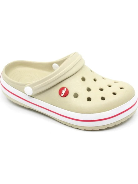 Akınalbella bella 195 Bej-Kırmızı Sabo Terlik - Resim 2