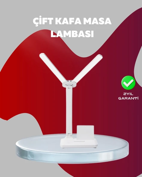 Kısılabilir LED Masa Lambası – Kalemlik, Telefon Standı ve Okuma Işığı Bir Arada ürün görseli 1