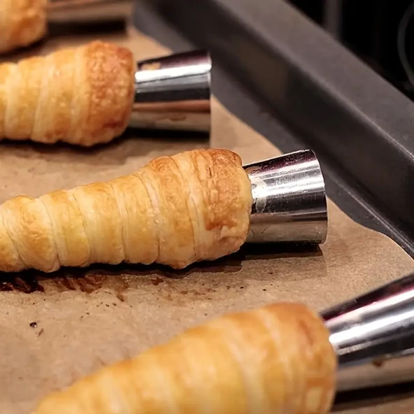 6'lı Korne Kalıbı Paslanmaz Çelik - Resim 3