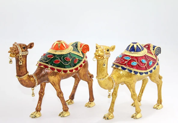 Swarovski Taşlı Tekli Deve Figürü Model 10 ürün görseli 1