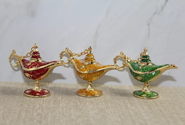 Swarovski Taşlı Minik Figür - Alaaddin'in Lambası ürün görseli