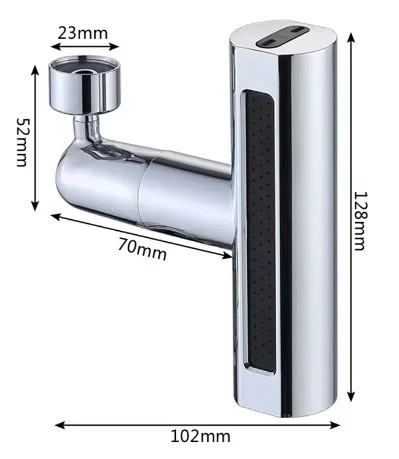 360 Derece Döner Musluk Başlığı - Resim 2