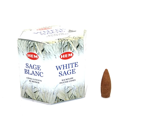 White Sage Aromalı Geri Akış Tütsü ürün görseli 1