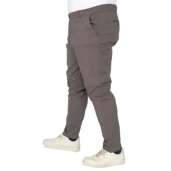 Büyük Beden Erkek Pantolon Keten Milano 20850 Haki - 3