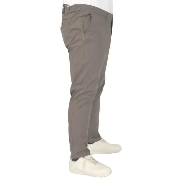 Büyük Beden Erkek Pantolon Keten Milano 20850 Haki - 4