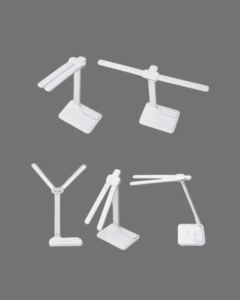 Ayarlanabilir Kısılabilir LED Masa Lambası | Entegre Kalemlik ve Telefon Tutucu Özellikli - Resim 3