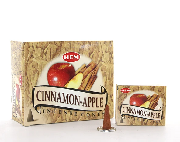 Cinnamon Apple Aromalı Konik Tütsü ürün görseli 1