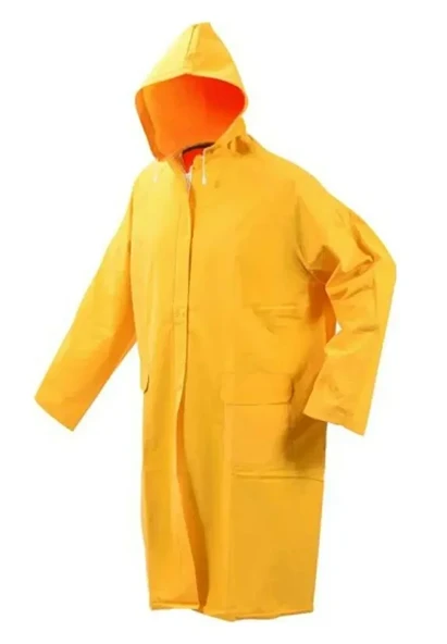 BAY-TEC YAĞMURLUK SÜPER PVC FERMUARLI SARI (MK-5130)