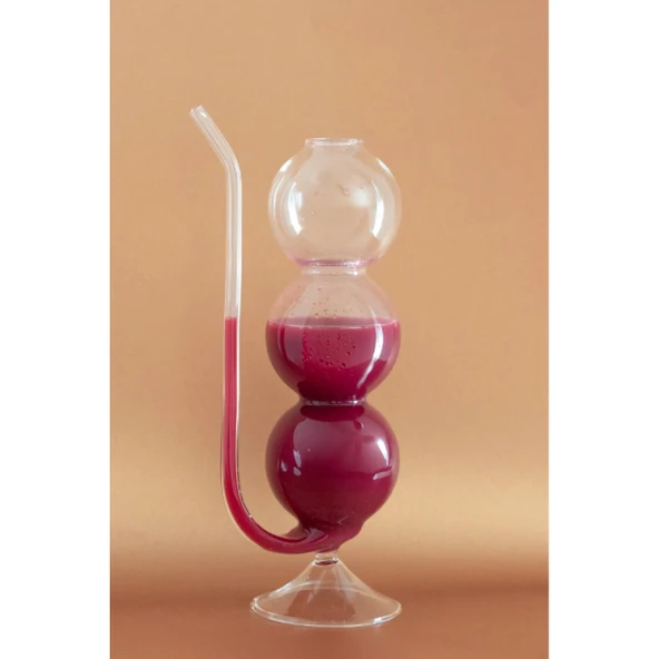 Pipetli Boğumlu Cam Bardak - 2
