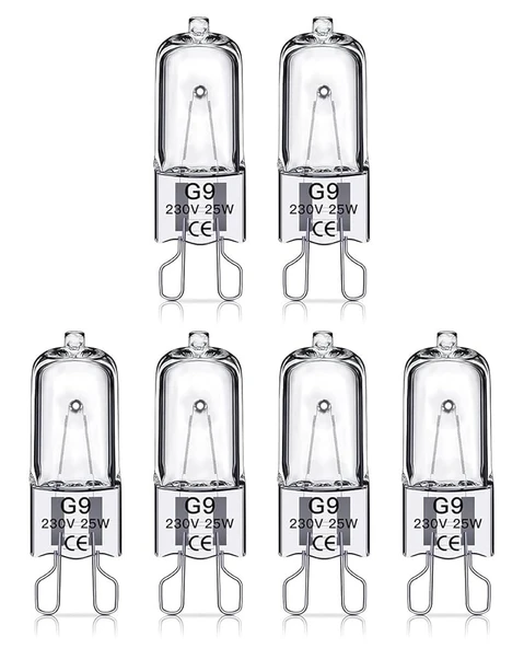 Şavk G9 Duy 25W Halojen Ampul 5 li Paket ürün görseli