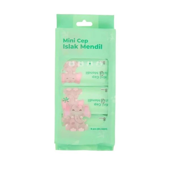 Mini Cep Islak Mendili - Resim 4