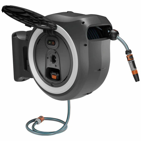 Gardena 18647-55 Akülü Duvara Monte Hortum Kutusu Powerroll XXl Seti 40 M - Resim 2