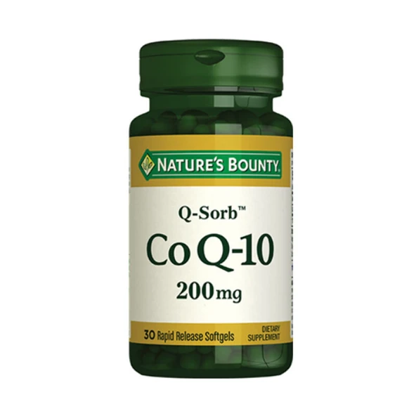 Natures Bounty Coenzyme Q-10 200 mg Takviye Edici Gıda 30 Jelatin Kapsül ürün görseli