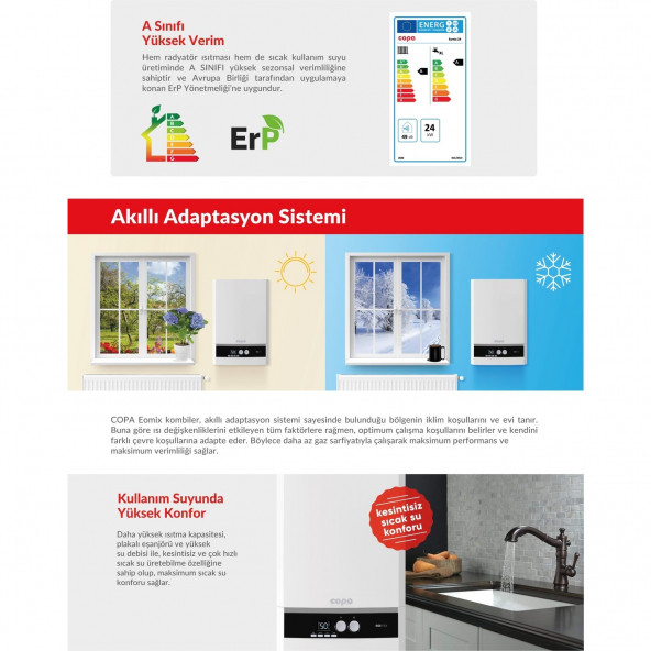 COPA EOMİX 35 KW PREMİX TAM YOĞUŞMALI KOMBİ - 3
