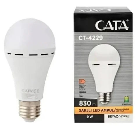 Cata CT-4229 9w Şarjlı Led Ampul - Resim 2